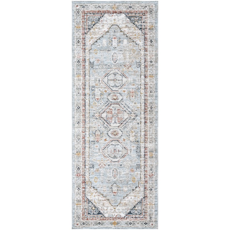 Livabliss Transitional Beckham Medallion Area Rug