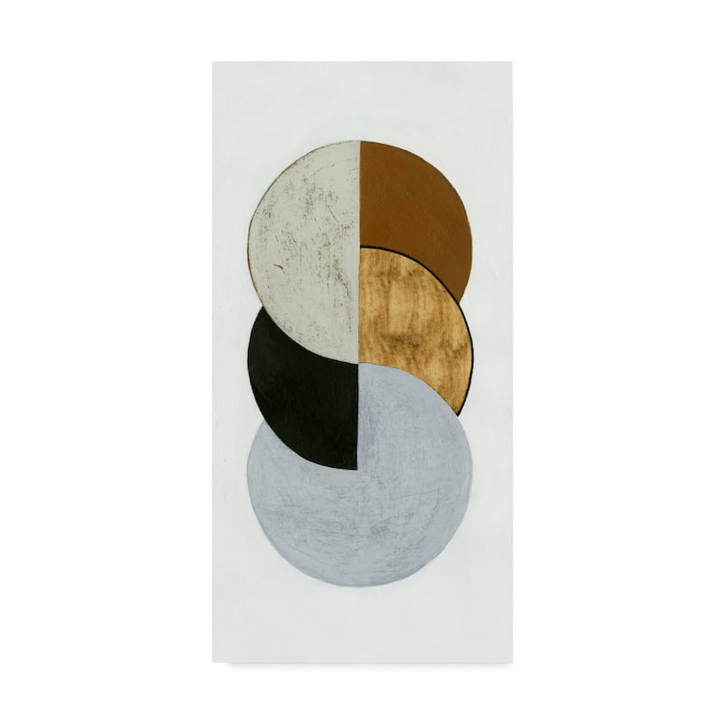 Grace Popp 'Stacked Coins I' Canvas Art