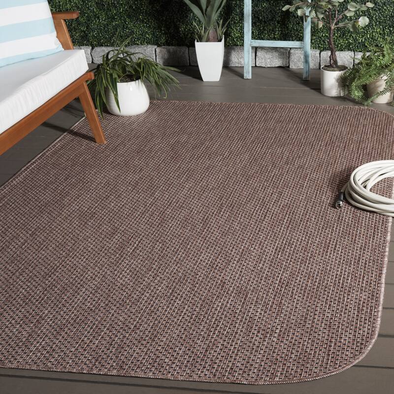 SAFAVIEH Courtyard Jonell Indoor/ Outdoor Patio Backyard Rug