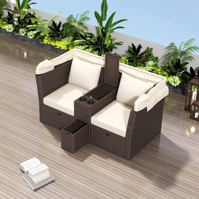 2-Seater Outdoor Patio Daybed