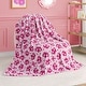 preview thumbnail 52 of 74, Juicy Couture 50"x70" Plush Kids Throw Blankets 50" x 70" - Lavender/Pink