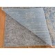 preview thumbnail 3 of 5, Shahbanu Rugs Blue Jacquard Hand Loomed Wool and Art Silk Pomegranate Design Runner Oriental Rug (2'5" x 10'1") - 2'5" x 10'1"