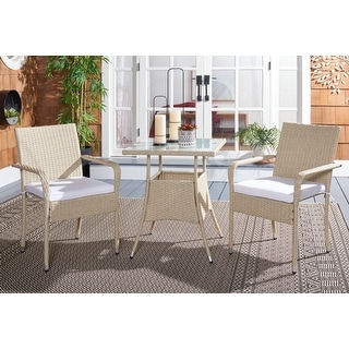 SAFAVIEH Outdoor Laban 3-Piece Bistro Set