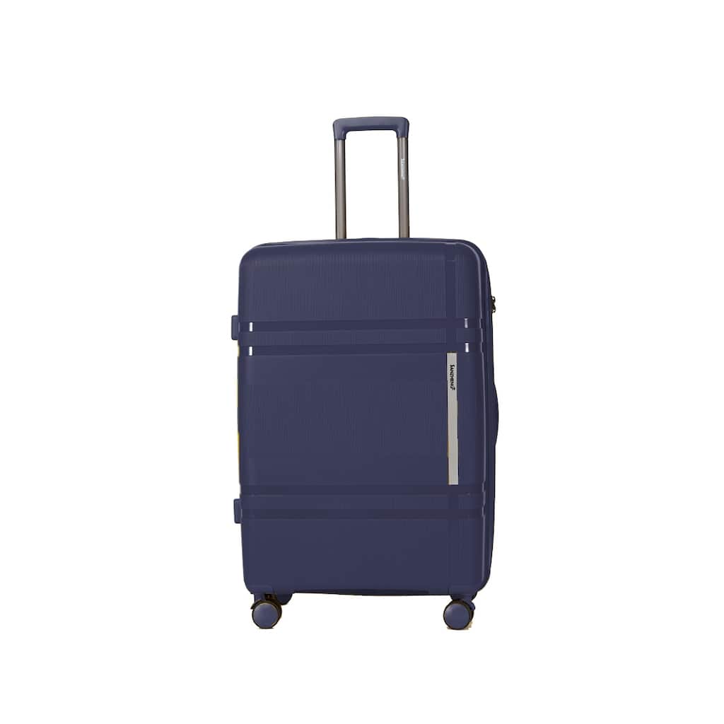 6-piece luggage set, expandable hard shell luggage set with rotating wheels