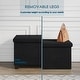 preview thumbnail 47 of 62, Nestl Storage 30-In Storage Ottoman Bench with Storage Bins for Bedroom - Folding Foot Rest Ottoman with Storage for Living Room