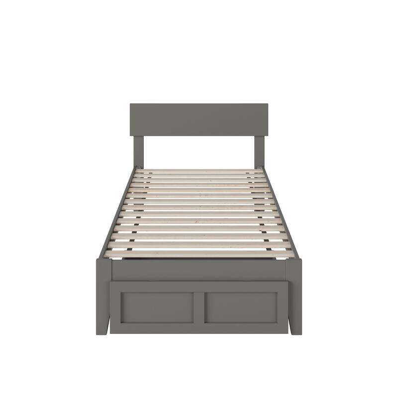 AFI Boston Platform Bed with Foot Drawer