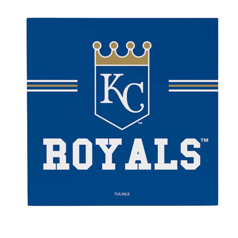 Kansas City Royals Wooden Door Decor Wall Sign - Multi-Color