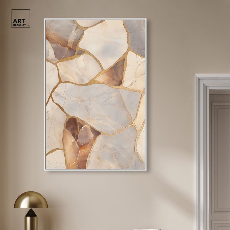 Textured Earthy Tones II Canvas by Art Remedy