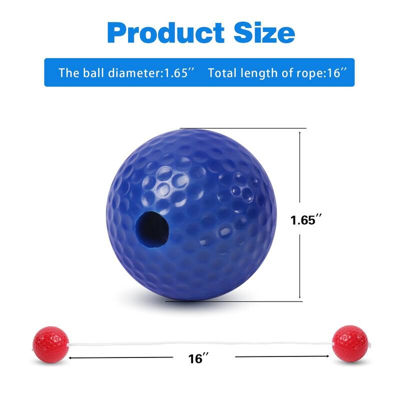 GSE™ Set of 6 Ladder Ball Toss Game Ladder Balls Bolas Set, Replacement Golf Balls Bolos - Ladder Balls