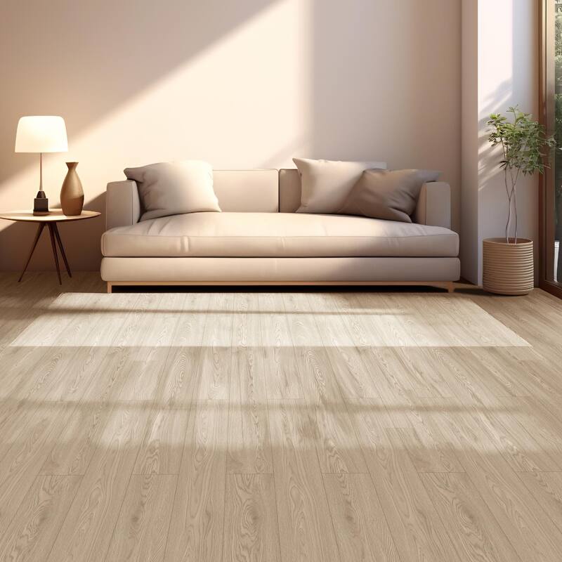 Art3d 10pcs 48"x7.2" Click-lock Wood Grain Flooring Cover 24 Sq.Ft.