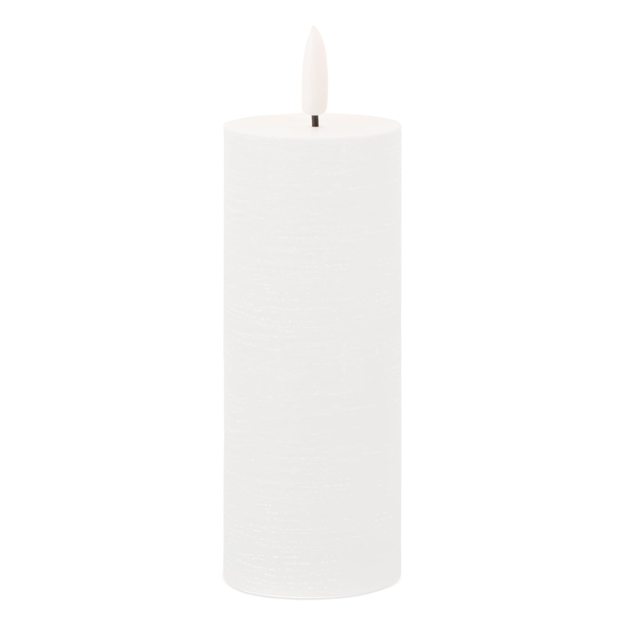 FIA Wick White Pillar Candle (Set of 4)