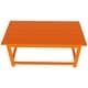 preview thumbnail 42 of 55, POLYTRENDS Laguna All Weather Poly Outdoor Coffee Table - Rectangle