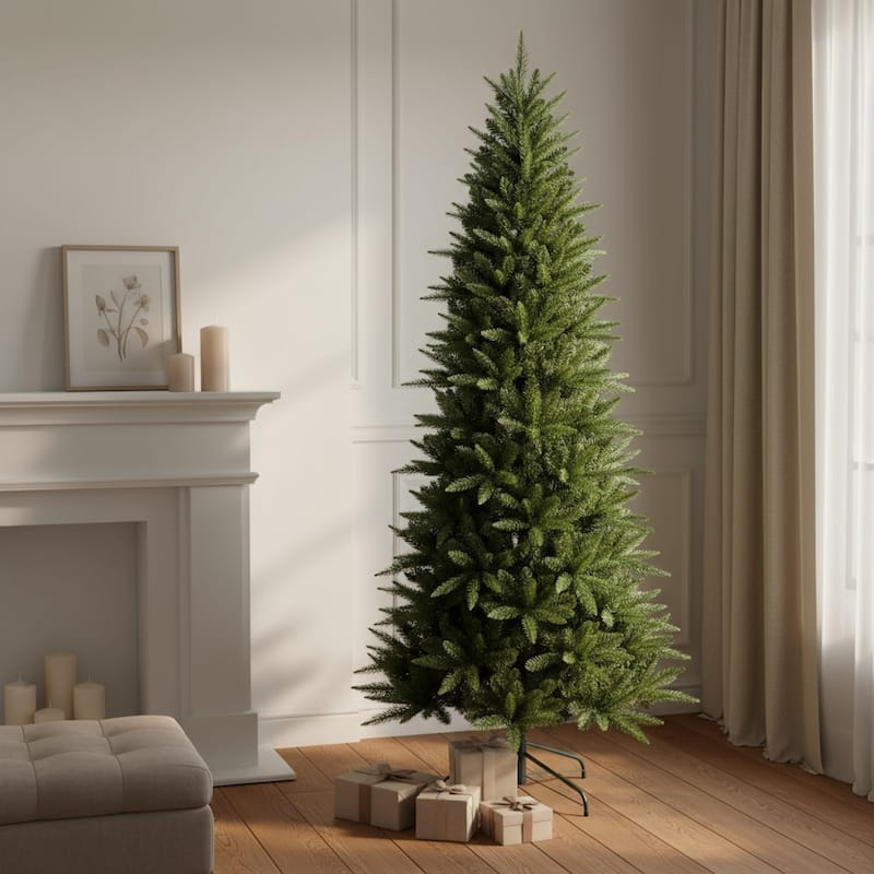 HomeRoots 6' Full Fir Christmas Tree - Green - 36.00 in. x 72.00 in. x 36.00 in. - Green - 6 Foot