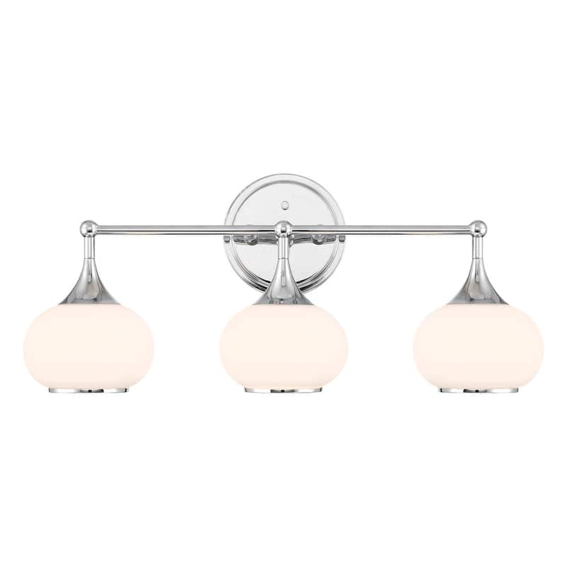 Acroma 6 - Light Dimmable Vanity Light - 3-light/Brushed Chrome