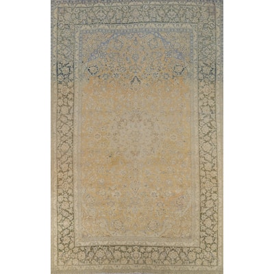Traditional Najafabad Persian Vintage Rug Handmade Wool Carpet - 9'2"x 13'10"