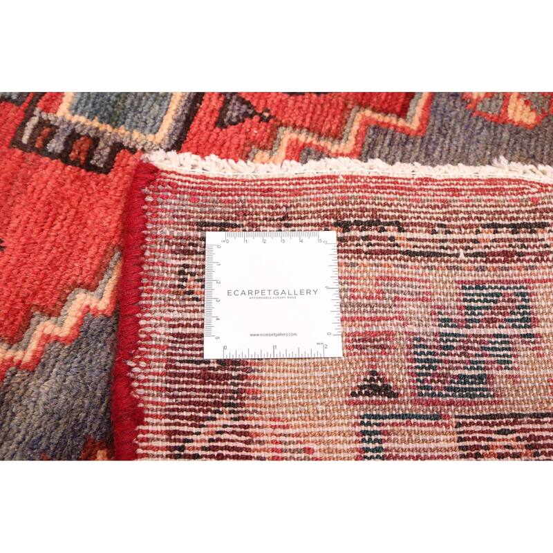 ECARPETGALLERY Hand-knotted Andelz Red Wool Rug - 4'3 x 8'2