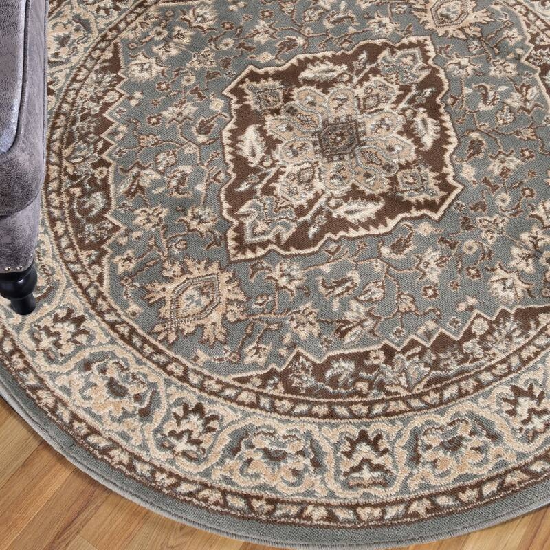 Superior Glendale Oriental Medallion Floral Indoor Runner or Area Rug
