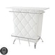preview thumbnail 6 of 10, Furniture of America Mine Contemporary 47-inch Wide Faux Leather Tufted Bar Table