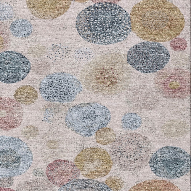 HomeRoots Geometric Transitional Rectangle Outdoor Rug