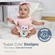 preview thumbnail 3 of 4, Bearington Baby Lil' Hoots 5.5" Pink Owl Ring Rattle