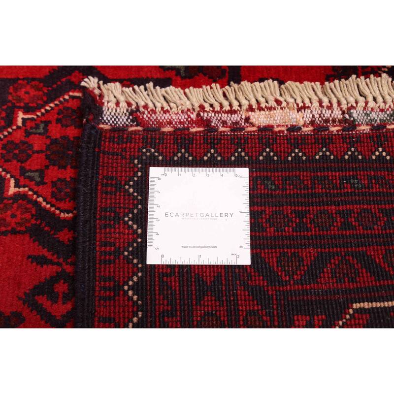 ECARPETGALLERY Hand-knotted Finest Khal Mohammadi Red Wool Rug - 5'1 x 6'6