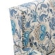 preview thumbnail 43 of 85, 2 Set Transitional Patterned Wingback Accent Chairs with NailHead