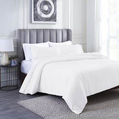 Superior Modal From Beechwood 400 Thread Count Solid Duvet Cover Set