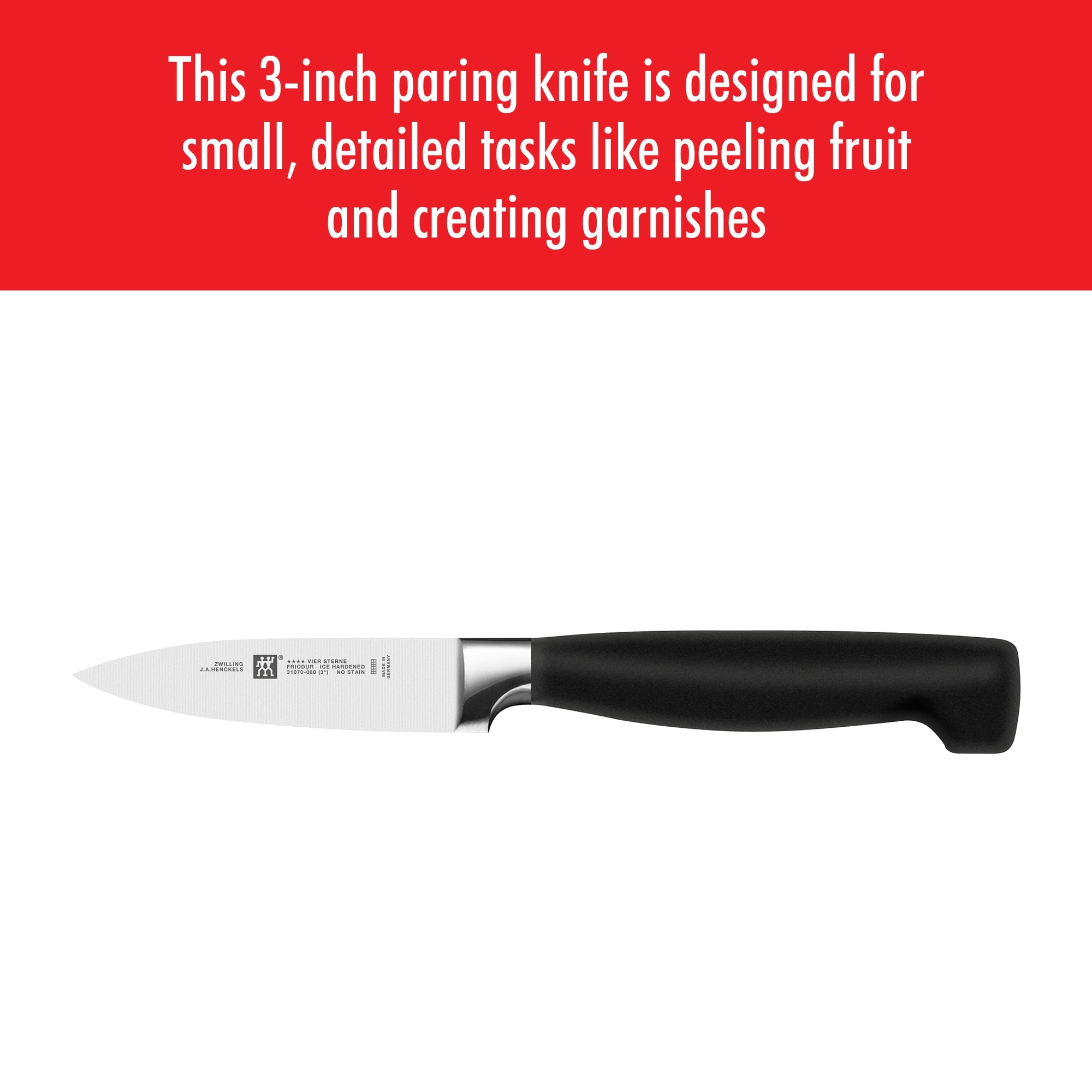 ZWILLING Four Star Paring Knife - Overstock - 14291592
