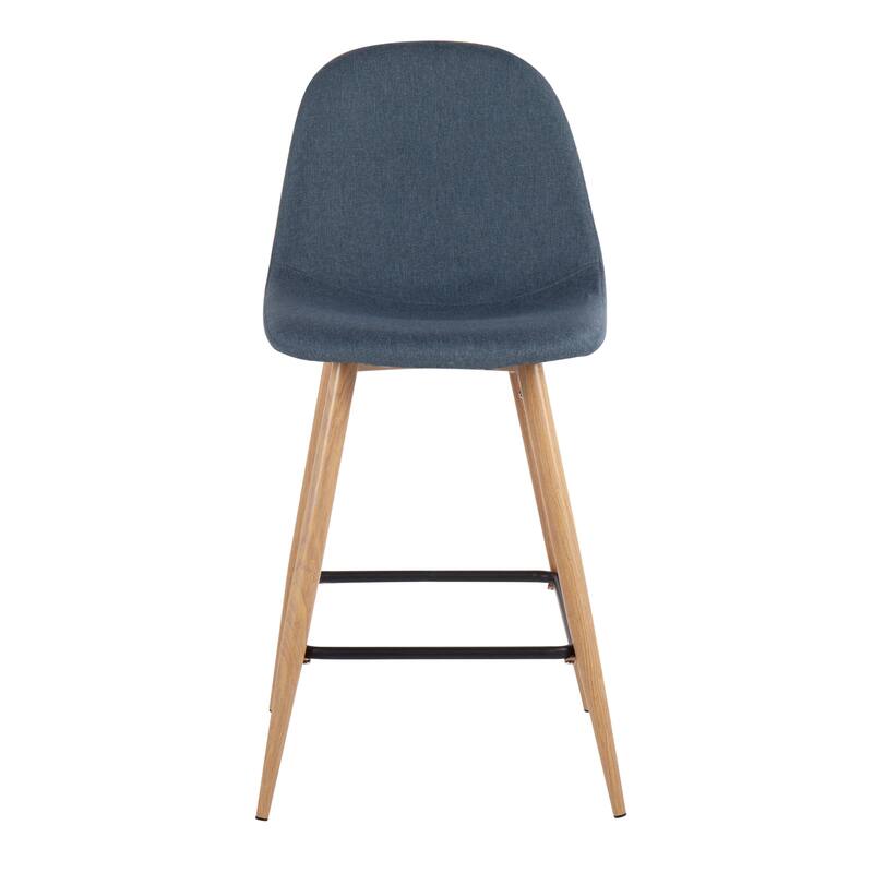 Carson Carrington Stone Natural Counter Stool - Set of 2