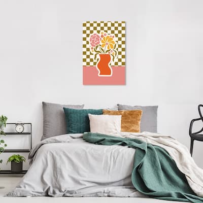 Wynwood Studio Canvas Floral and Botanical Kitchen s Decor Orange and Dark Orange Modern & Contemporary Wall Art Canvas Print