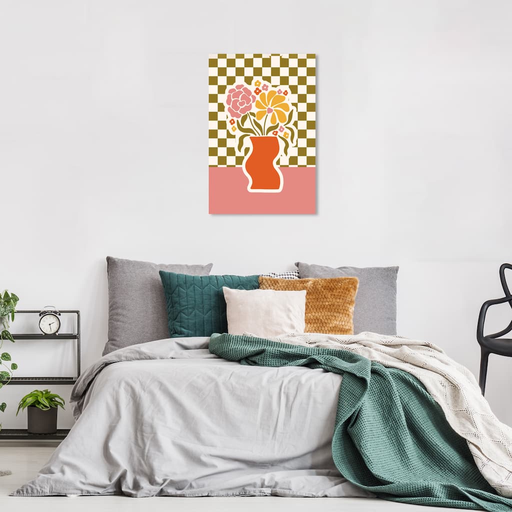 Wynwood Studio Canvas Floral and Botanical Kitchen s Decor Orange and Dark Orange Modern & Contemporary Wall Art Canvas Print