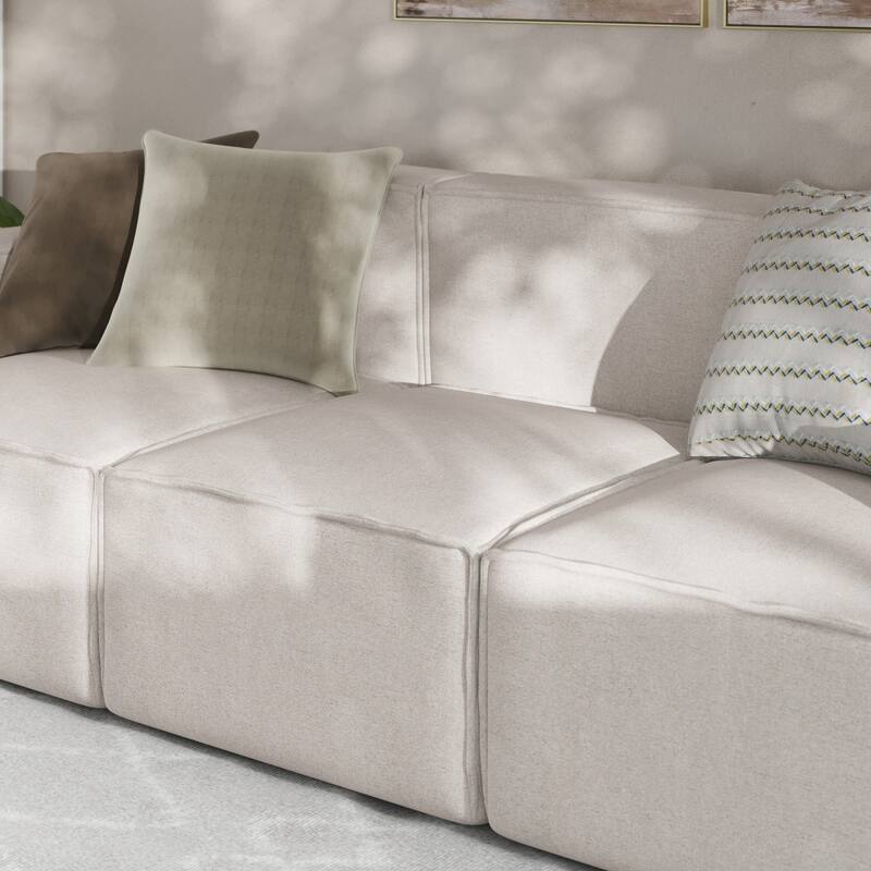 Contemporary Modular Sectional Sofa Armless Middle Chair