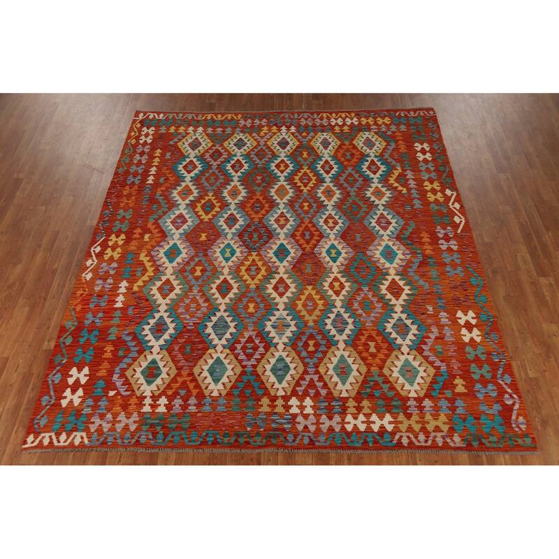 South Western Style Kilim Area Rug HandWoven Oriental Wool Carpet 8