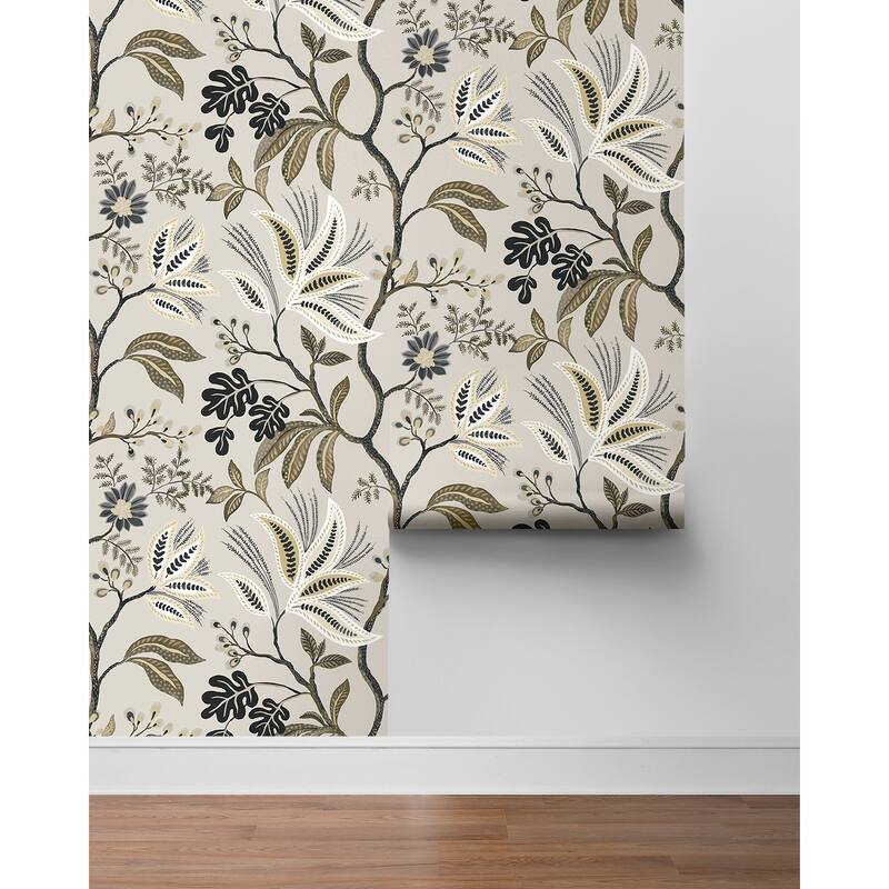 NextWall Forest Flourish Peel and Stick Wallpaper
