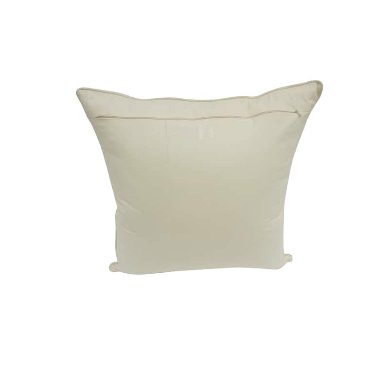 Home&Manor Maragh Vintage Raw Silk Pillow 18"