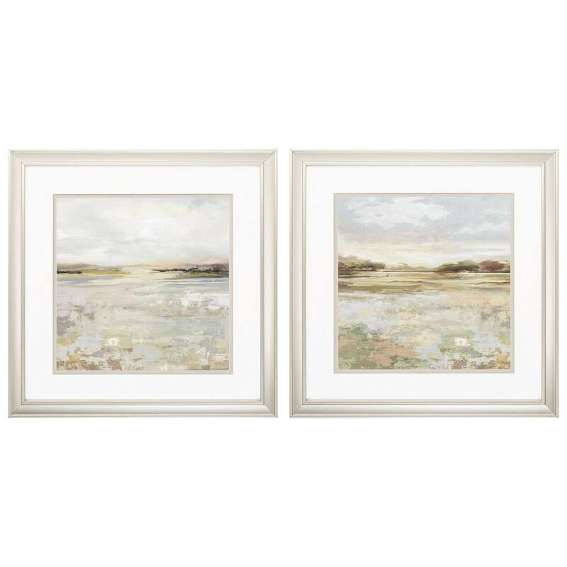 Propac Images Sunset Set of 2 Wall Art - Orange - 18X18X1