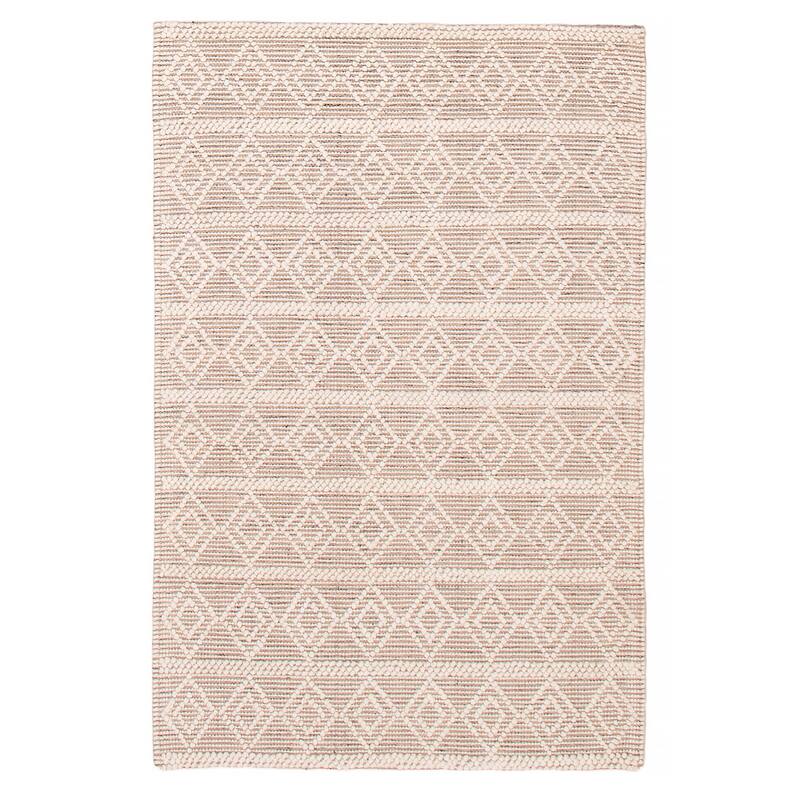 ECARPETGALLERY Braid weave Sienna Cream Wool Rug - 4'0 x 6'1 - Cream - 4'0 x 6'1