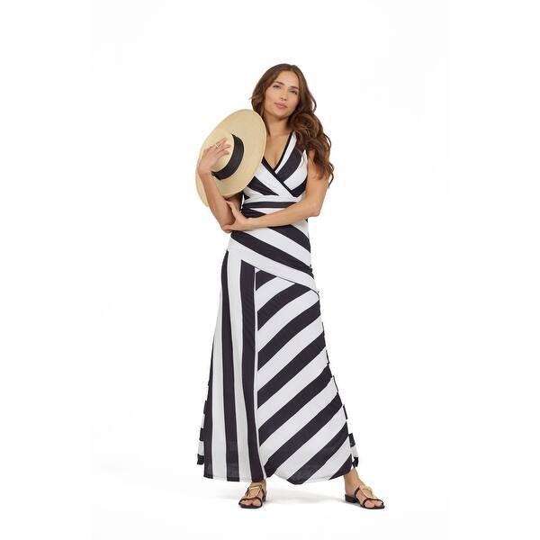 GO Couture Maxi Dress V-Neck Colorblock - Bed Bath & Beyond - 42025483 GO Couture Maxi Dress V-Neck Colorblock - Bed Bath & Beyond - 42025483
