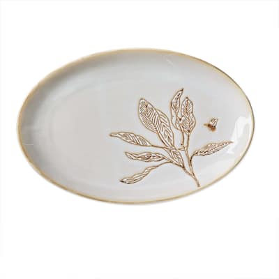 Lavender & Honey Oval Platter Large