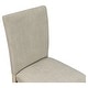 preview thumbnail 5 of 7, Martha Stewart Fiona Upholstered Dining Chair with Turned Wood Legs- Set of 2