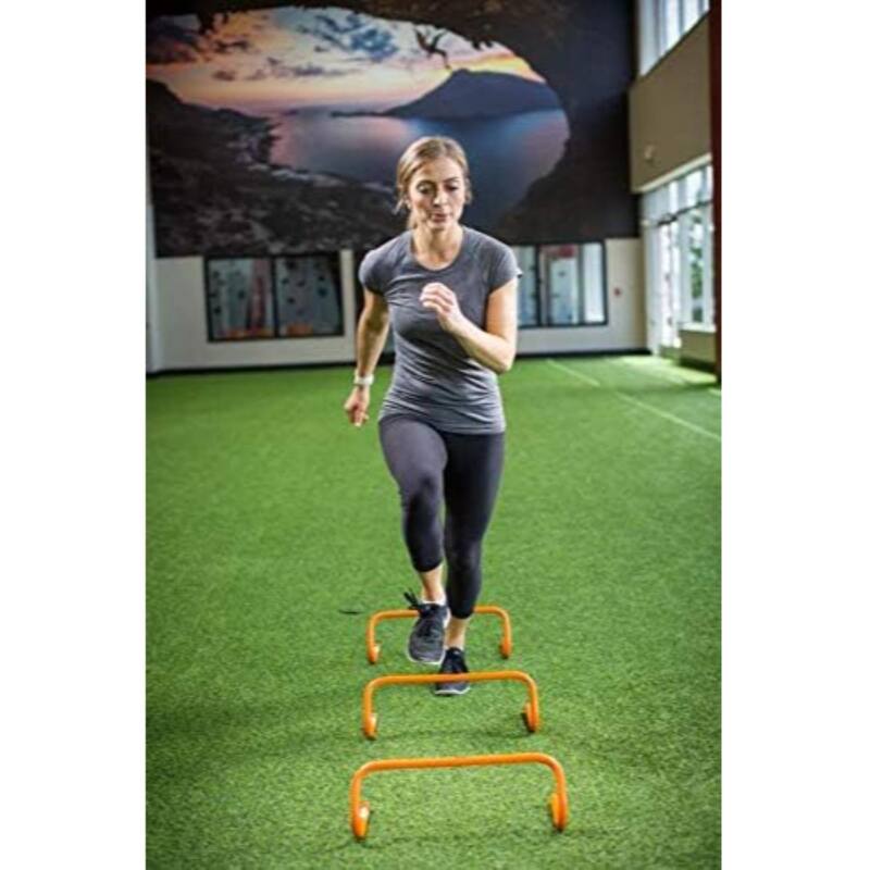 Power Systems Step Hurdle - High PVC Agility Training Hurdle (Set of 1)