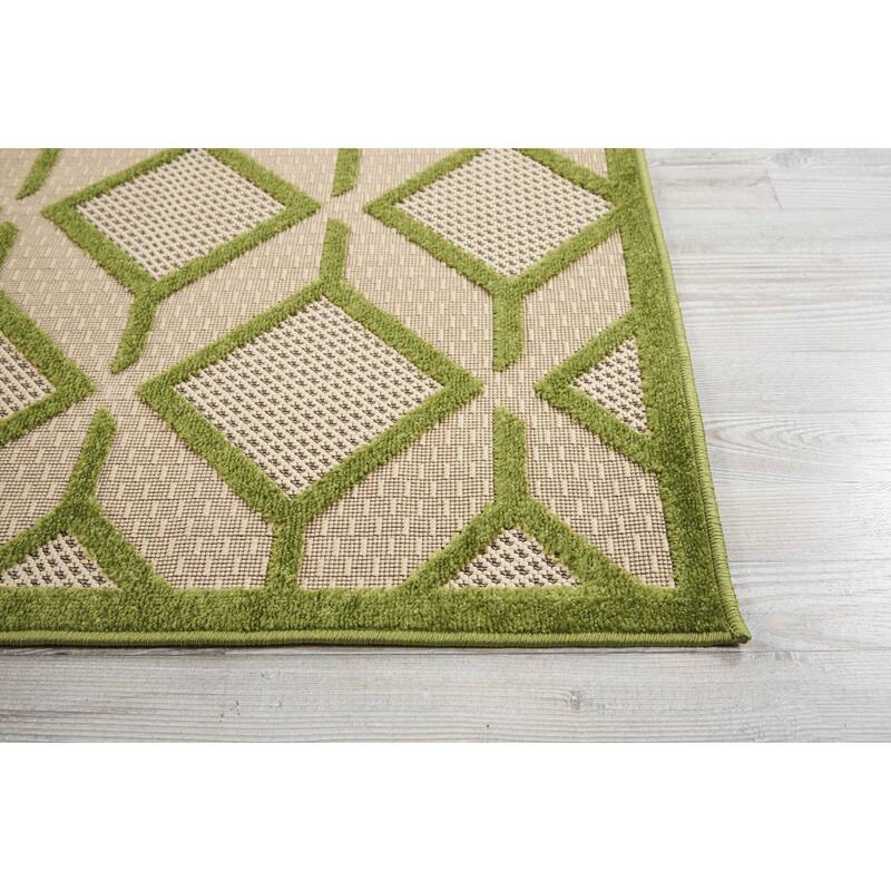 Nourison Aloha Geometric Indoor/Outdoor Area Rug