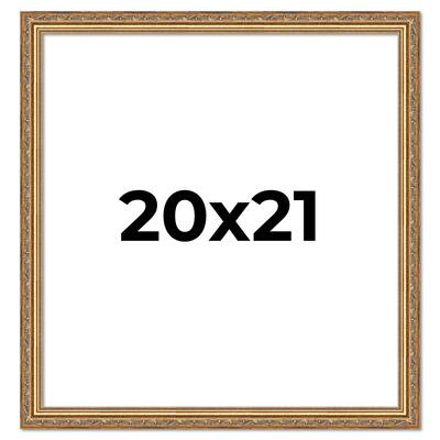 20x21 Frame Red Solid Wood Picture Frame Width 1.75 Inches | Interior Frame Depth 1 13/16 Inches