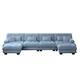 Option Blue+4 Seat+2 Ottomans