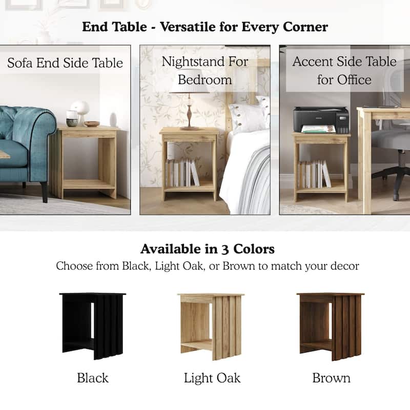 CraftPorch Luxury Wooden Coffee Table Set