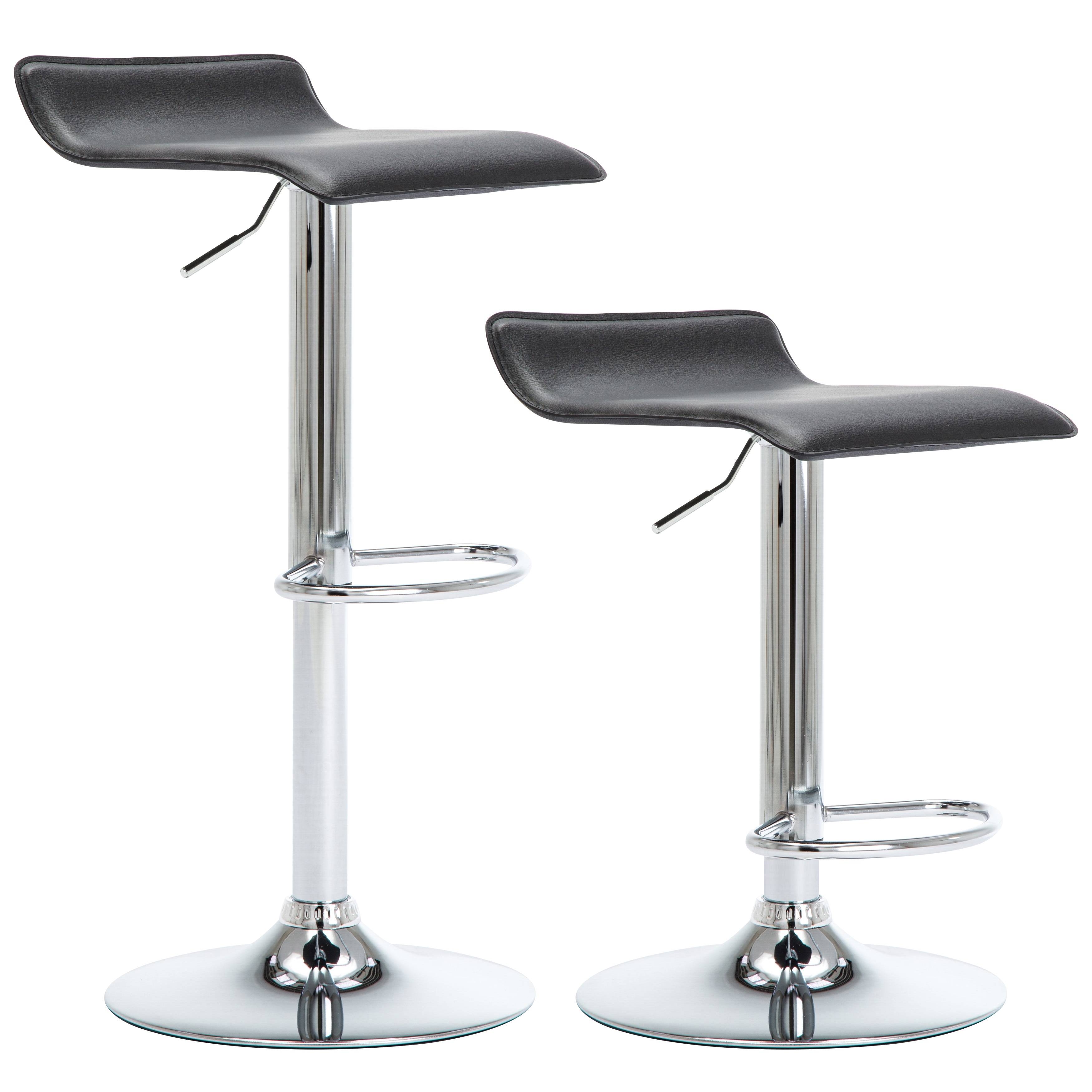 Airlift adjustable faux leather stool hot sale