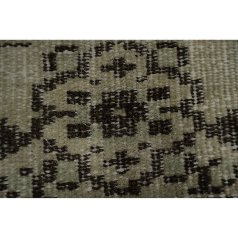 Hand Knotted Oriental 100% Wool Carpet Transitional Floral Beige & Ivories Anatolian Area Rug - 8' 6'' X 5' 1''