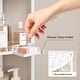 preview thumbnail 15 of 14, Corner Shower Caddy - 9.6"D x 9.6"W x 30.9"H