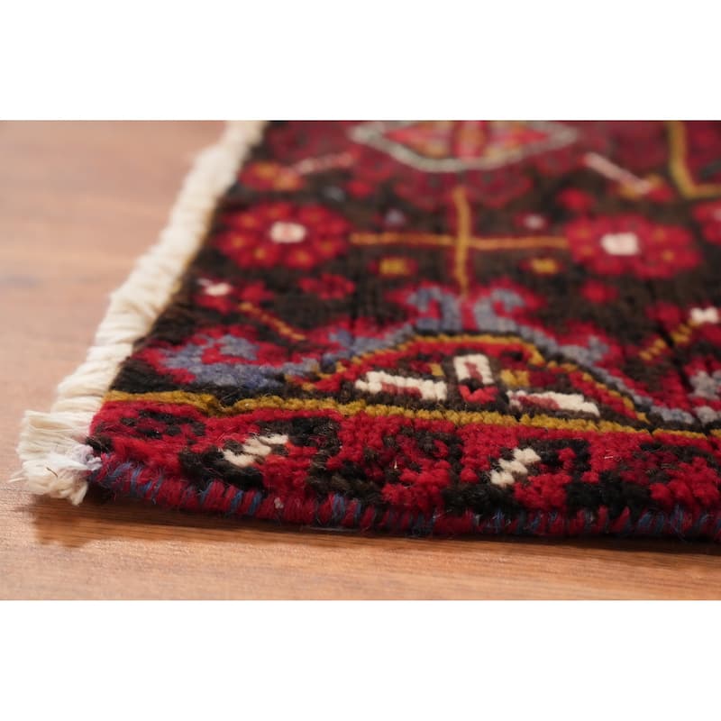 Hand Knotted Oriental 100% Wool Carpet Traditional Medallion Red Heriz Area Rug - 10' 5'' X 8' 0''