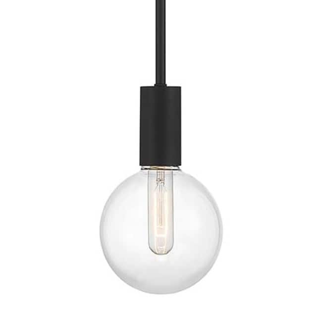Savoy House 7-3075-1 Wright 6" Wide Mini Pendant - Matte Black